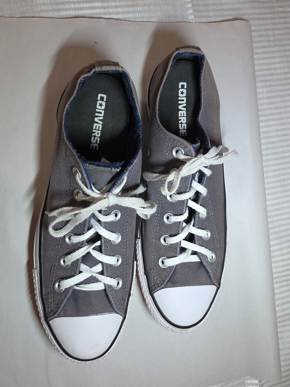 Converse Chuck Taylor All Star Sneaker Low Top Gray Women Sz 10 ~550194F~